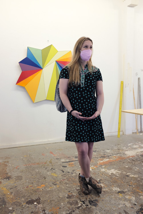 Art Visit at Howard Hersh's studio.