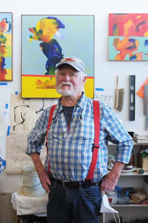 Art Visit with Bill Prochnow at his Studio in Oakland.