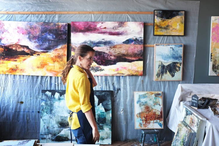  Art Visit with Paula Valenzuela in her Sausalito studio.