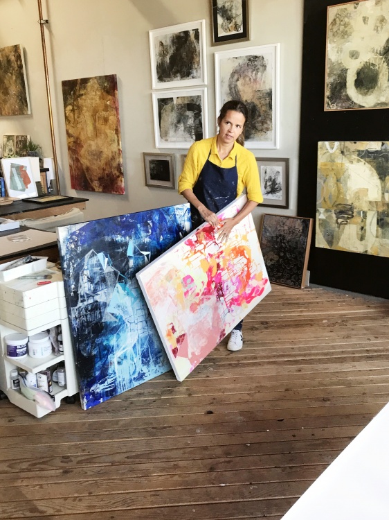  Art Visit with Paula Valenzuela in her Sausalito studio.