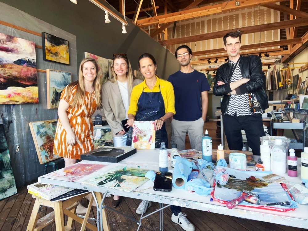  Art Visit with Paula Valenzuela in her Sausalito studio.