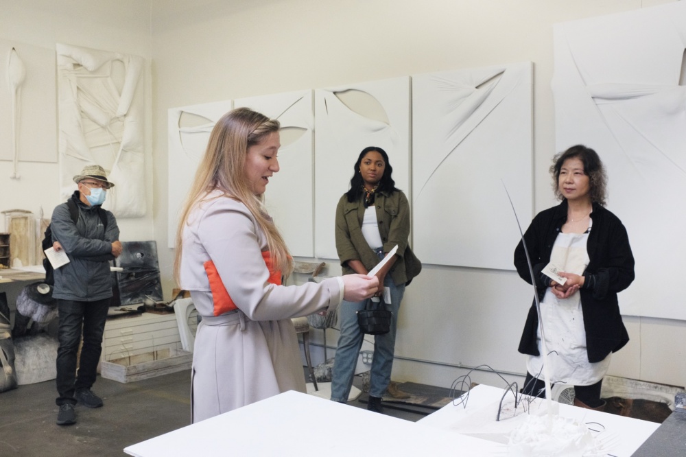 Art Visit with Stella Zhang at her San Francisco Studio.