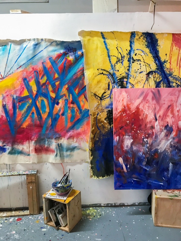 Art Visit with William Valle at his studio in San Francisco.