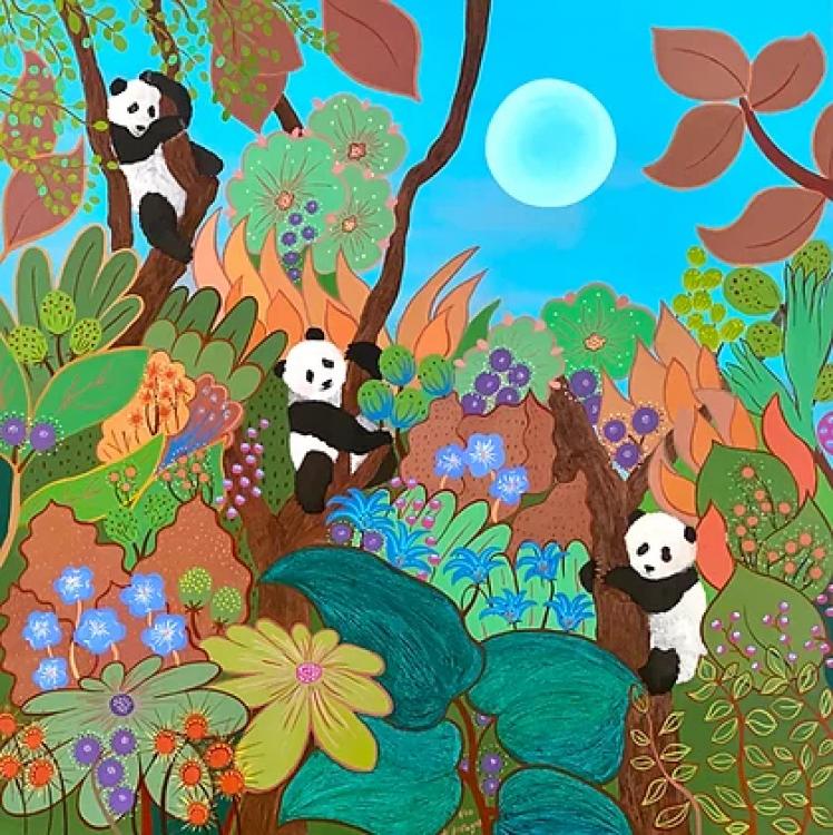 Fresh artwork by Flo de Bretagne from Palo Alto, California