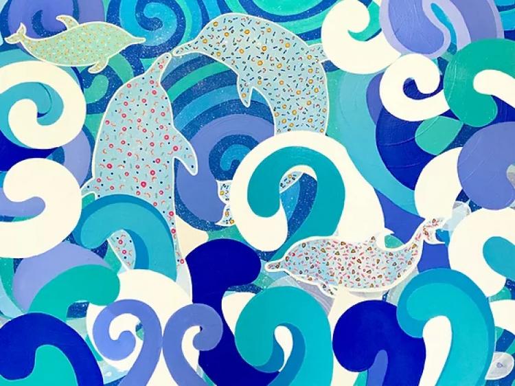 Original art by Flo de Bretagne from Palo Alto, California