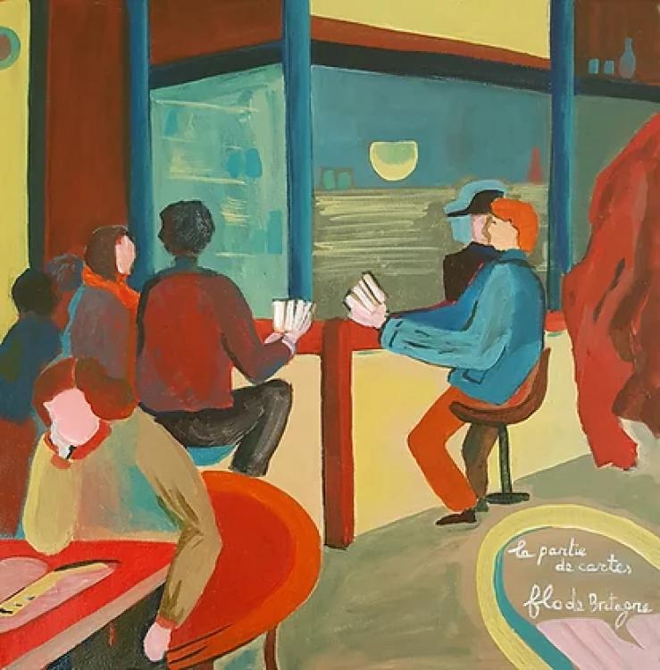 Original art by Flo de Bretagne from Palo Alto, California
