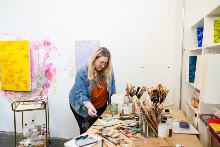 Fresh artwork by Ingrid V. Wells from San Francisco, California