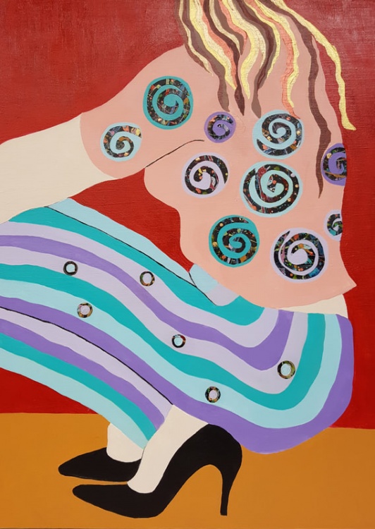 Original art by Judith Rohrer from East Bay, California