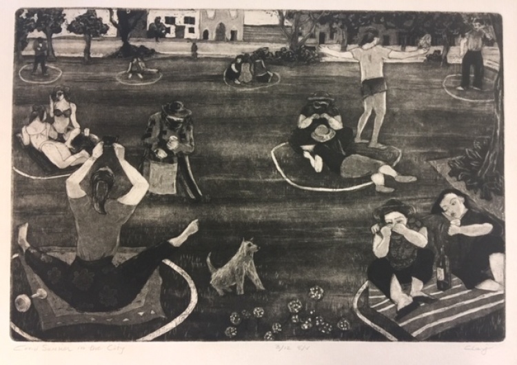 Artwork by Marcia Clay from North Beath, California
