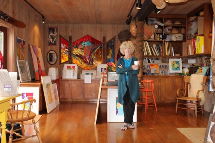 Fresh artwork by Nancie Crowley from Los Altos Hills, California
