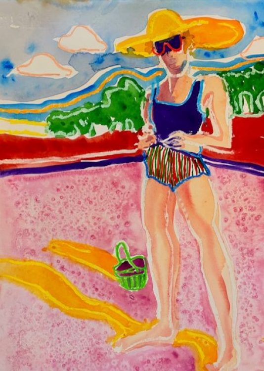 Artwork by Nancie Crowley from Los Altos Hills, California