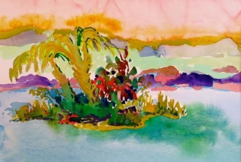 Original artwork by Nancie Crowley from Los Altos Hills, California