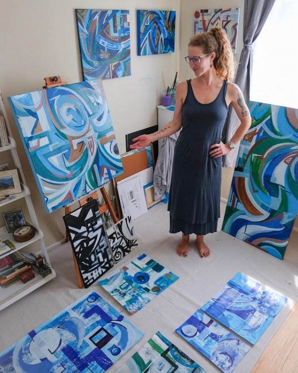 Fresh artwork by Sarah Grimm from San Francisco, California