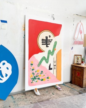 Original artwork by Valentin Gatica from san francisco, California