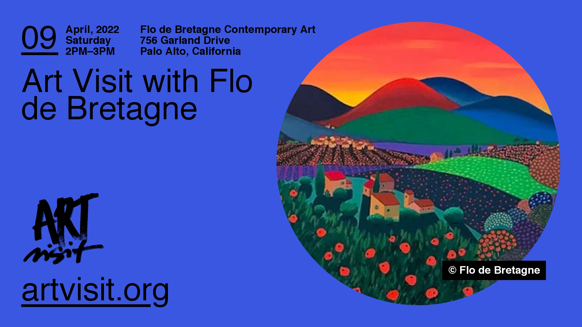 Art Visit with Flo de Bretagne