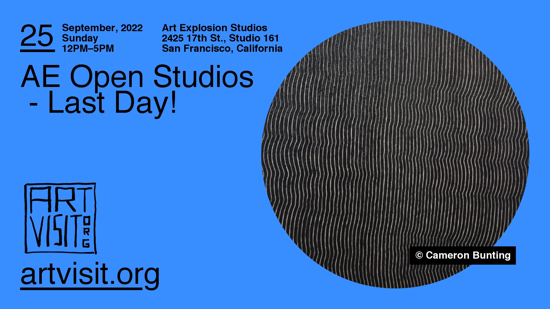 AE Open Studios - Last Day!